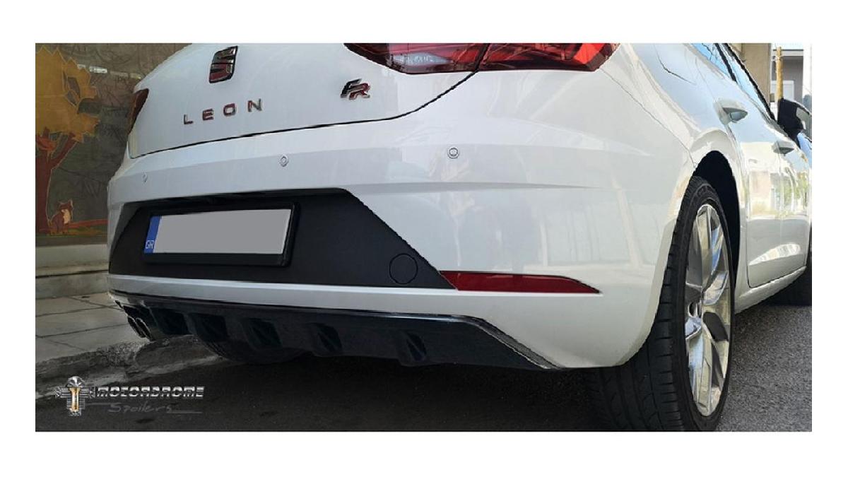 Jupe+arri%C3%A8re+%28Diffuseur%29+sur+mesure+pour+Seat+Leon+5F+FR+5-portes+Facelift+2017-2020+%28ABS%29